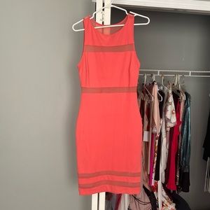 Bebe coral dress